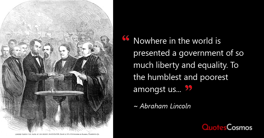 Abraham Lincoln Government Quote Nowhere In The World Is Presented A…” Abraham Lincoln Quote