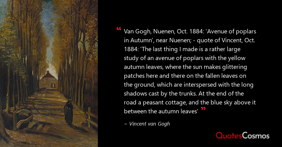 Van Gogh Nuenen Oct 14 Vincent Van Gogh Quote Van Gogh Nuenen Oct 14 Vincent Van Gogh Quote